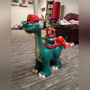 Playskool Dinosaur Heroes Chomp Squad Blazeasaurus Stomp Rescue Lights And Sound